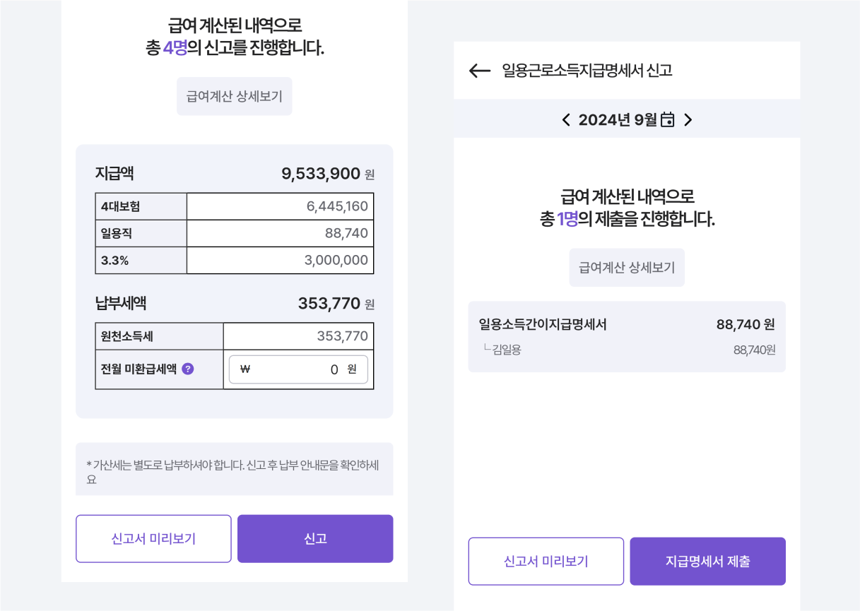 Dashboard mockup
